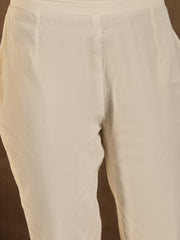 Embroidered Kurta With Trouser & Dupatta