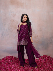 Women Ethnic Motifs Regular Kurta with Patiala & Dupatta