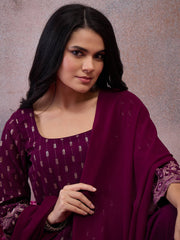 Women Ethnic Motifs Regular Kurta with Patiala & Dupatta