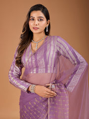 Embroidered Saree with Blouse