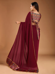 Woven Design Saree