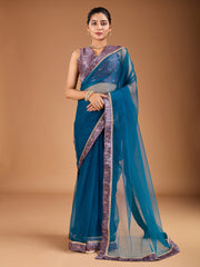 Woven Design Border and Blouse Piece
