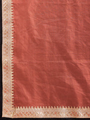 Embroidered Border Saree with Blouse