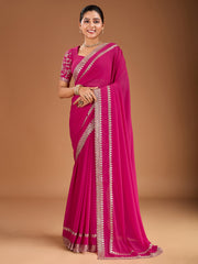 Embroiderd Sequinned Saree