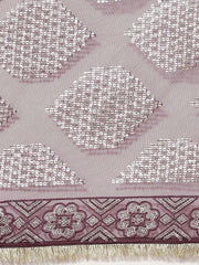 Geometric Sequinned Embroidered Saree With Blouse Piece