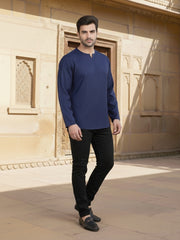 Round Neck Above Knee Straight Kurta