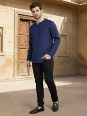 Round Neck Above Knee Straight Kurta