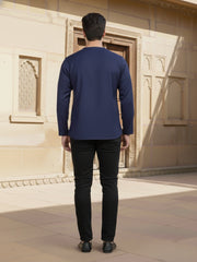 Round Neck Above Knee Straight Kurta