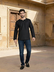 Round Neck Above Knee Straight Kurta