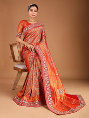 Woven Design Kanjeevaram Heavy Work Saree