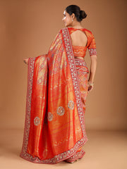 Woven Design Kanjeevaram Heavy Work Saree