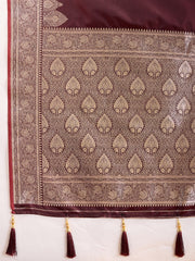 Woven Design Saree With Blouse