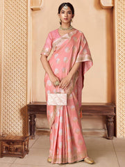 Embroidered Woven Design Saree