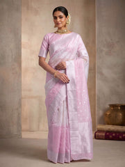 Ethnic Motifs Zardozi Pure Cotton Saree