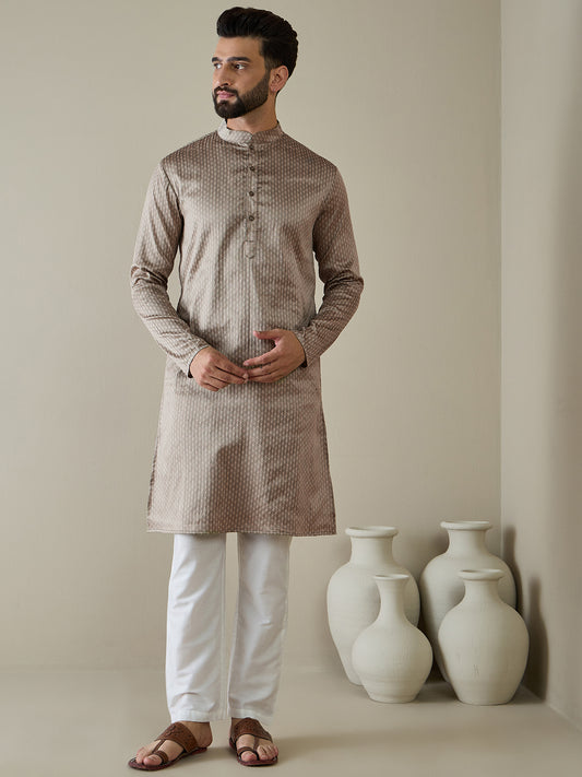 Men Ethnic Motifs Regular Kurta with Trousers