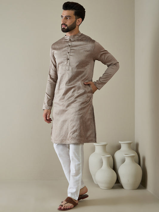 Men Ethnic Motifs Regular Kurta with Trousers