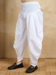Men Striped Printed Kurta with Dhoti Pant