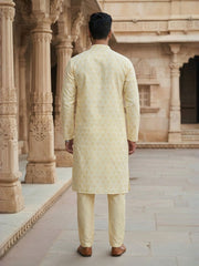 Men Ethnic Motifs Embroidered Thread Work Kurta