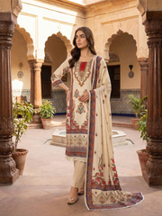 Women Floral Printed Regular Sequinned Kurta with Trousers & With Dupatta