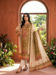 Women Ethnic Motifs Printed and Hand Embroidered Kurta Set with Dupatta