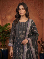 Women Ethnic Motifs Printed Regular Pure Silk Kurta with Trousers & With Dupatta