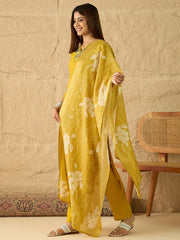 Women Floral Regular Mirror Work Kurta with Trousers & With Dupatta