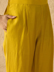 Women Floral Regular Mirror Work Kurta with Trousers & With Dupatta