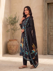 Women Floral Printed Regular Kurta with Trousers & With Dupatta
