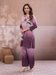 Floral Printed Top with Palazzos