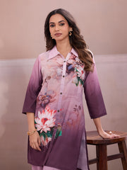 Floral Printed Top with Palazzos