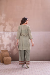 Floral Printed Tunic with Palazzos