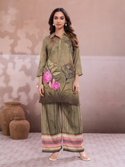 Floral Printed Tunic with Trousers