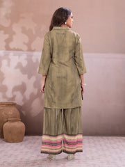 Floral Printed Tunic with Trousers