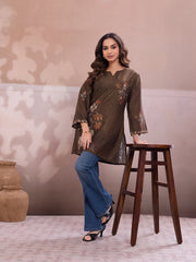 Women Floral Printed Straight Kurti