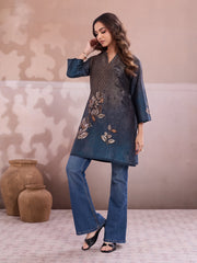 Floral Printed V-Neck Kurti