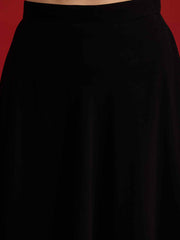 Grandeur & Majestic Artwork Embroidered Top with Skirt