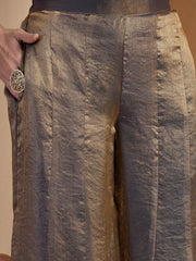 Women Embroidered Yoke Design Top With Palazzos Co-Ords