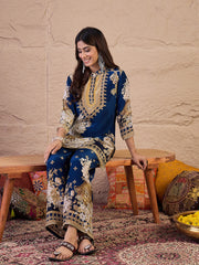 Floral Printed Tunic With Palazzos