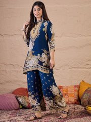 Floral Printed Tunic With Palazzos