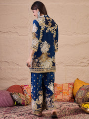 Floral Printed Tunic With Palazzos