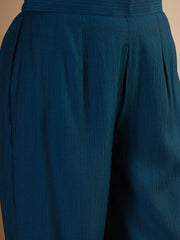 Mandarin Collar Top & Palazzos Co-Ords