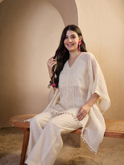 Women Self Design Tunic with Palazzos