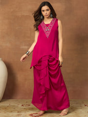Embroidered Tunic with Palazzos
