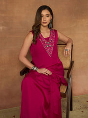 Embroidered Tunic with Palazzos