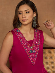Embroidered Tunic with Palazzos
