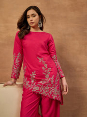 Embroidered Tunic with Palazzos