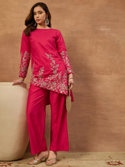 Embroidered Tunic with Palazzos