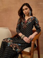 Silk Printed Tunic with Palazzos