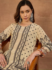 Silk Printed Tunic with Palazzos