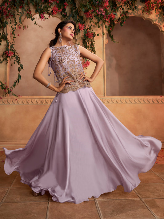 Bling & Sparkly Embellished Top with Palazzos